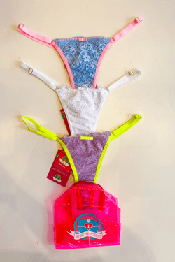 KIT DE CALCINHAS CANDY COLORS